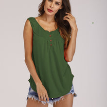 Load image into Gallery viewer, casual sleeveless women shirt clothing
