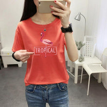 Load image into Gallery viewer, casual t shirt women tshirt plus size t-shirt