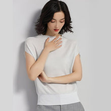 Load image into Gallery viewer, Casual Short Sleeves T-Shirt Breathable Elasticity O-Neck